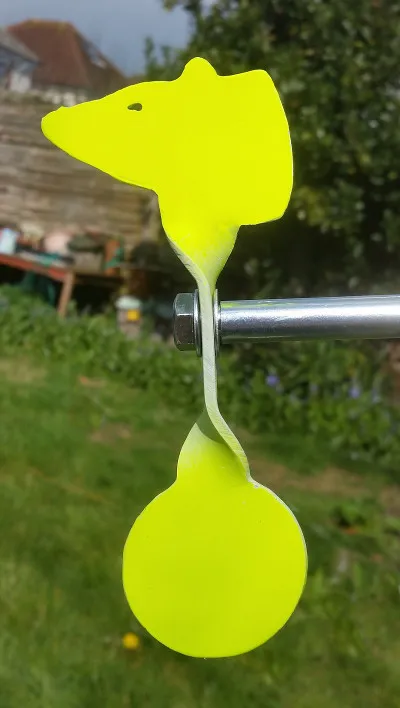 [HSS-Rat01] Rat Headshot Spinner Airgun Target