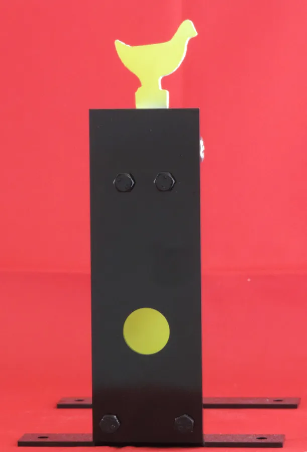 [CR01NRAChook] NRA Style Chicken Cordless Resetting Airgun Target