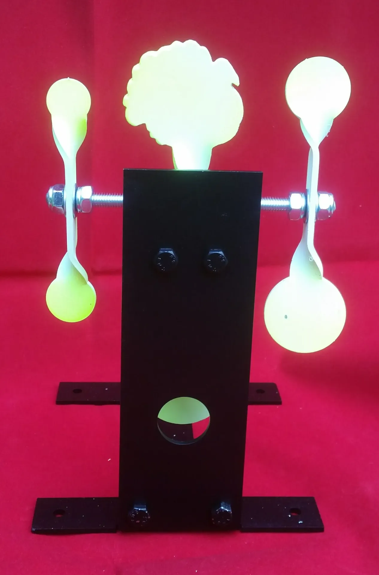 [CR02XmasTurkey] Cordless Resetting Airgun Target with Side Spinners Xmas Turkey
