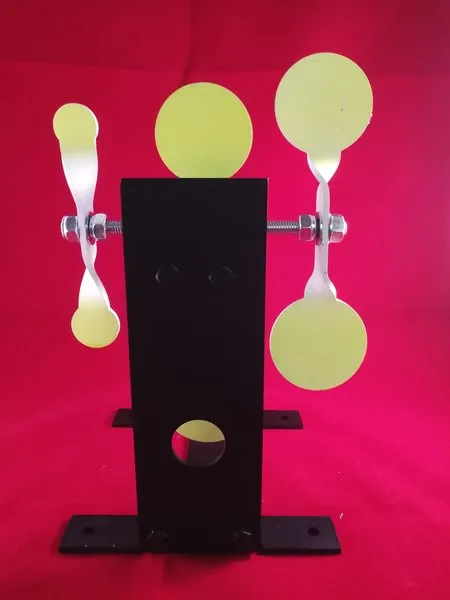 [CR02-LRG-SS] Cordless Resetting Airgun Target with Side Spinners Lrg and SS