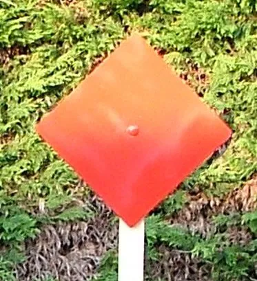 [IPAS12-red] IPAS 12" - Red Air Pistol Target