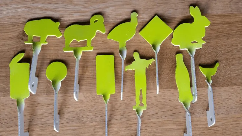 [8pk-CKDT] 8 pack of corded knockdown targets
