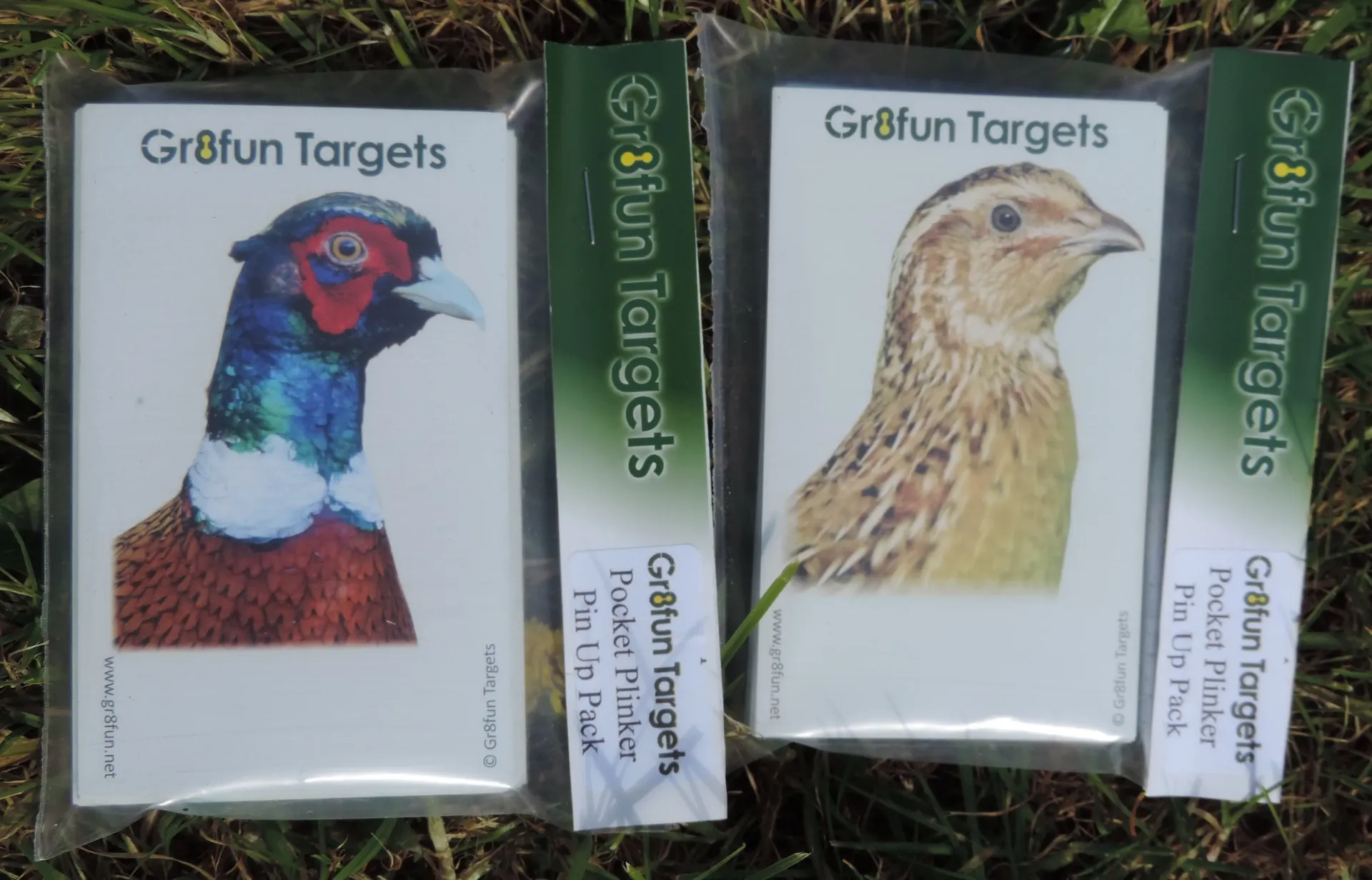 [PheasantGrouse -100-PPPP] Pocket Plinkers Pin Up Pack - Pheasant and Grouse - 100 targets