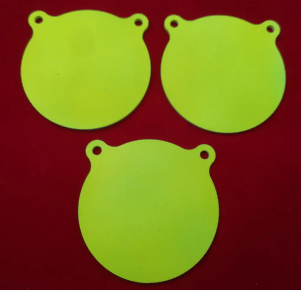 [RG-ROUND-3] Air Rifle 4 Inch Round Gong Airgun Target - Three Pack
