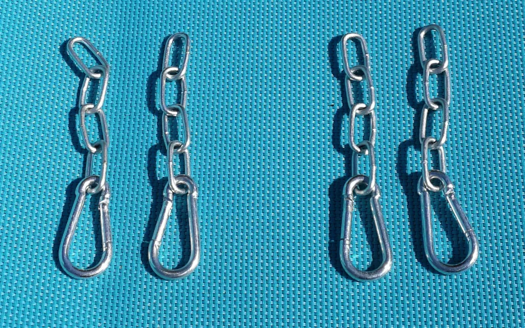 [GONG-CHAIN-2PK] Airgun Target Gong Hanging Chain Set - Pack for Two Gongs