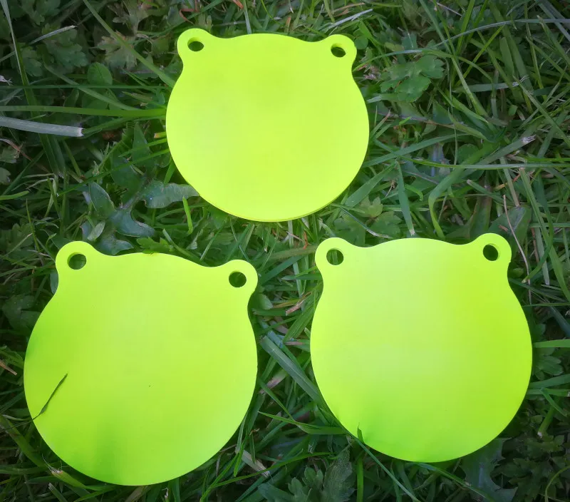 [RG-ROUND-3-3inch] Air Rifle 3 Inch Round Gong Airgun Target - Three Pack