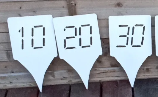 [10-30RMset] Steel Range Markers Set 10- 30m