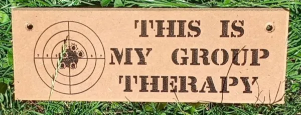 [GroupTherapy] Group Therapy wooden sign
