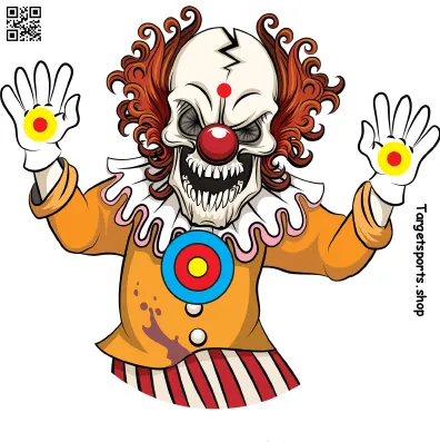 [SSSTGT0018B] Clown Monster - Paper 14cm x 14cm