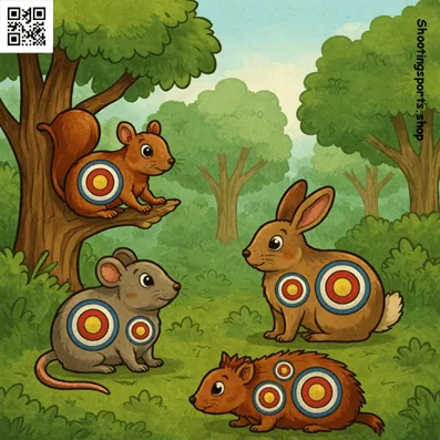 [SSSTGT0021b] Woodland animals - Paper 14cm x 14cm