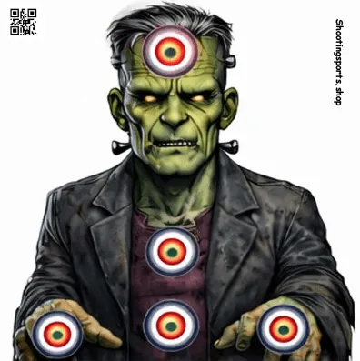 [SSSTGT0008b] Frank Monster Target - Paper 14cm x 14cm Packs (1)