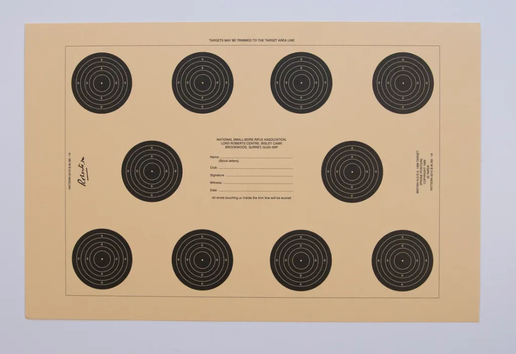[SSSNSRA008] NSRA 20 Yard 10 Bull (2010BM/89-18) Packs (1)