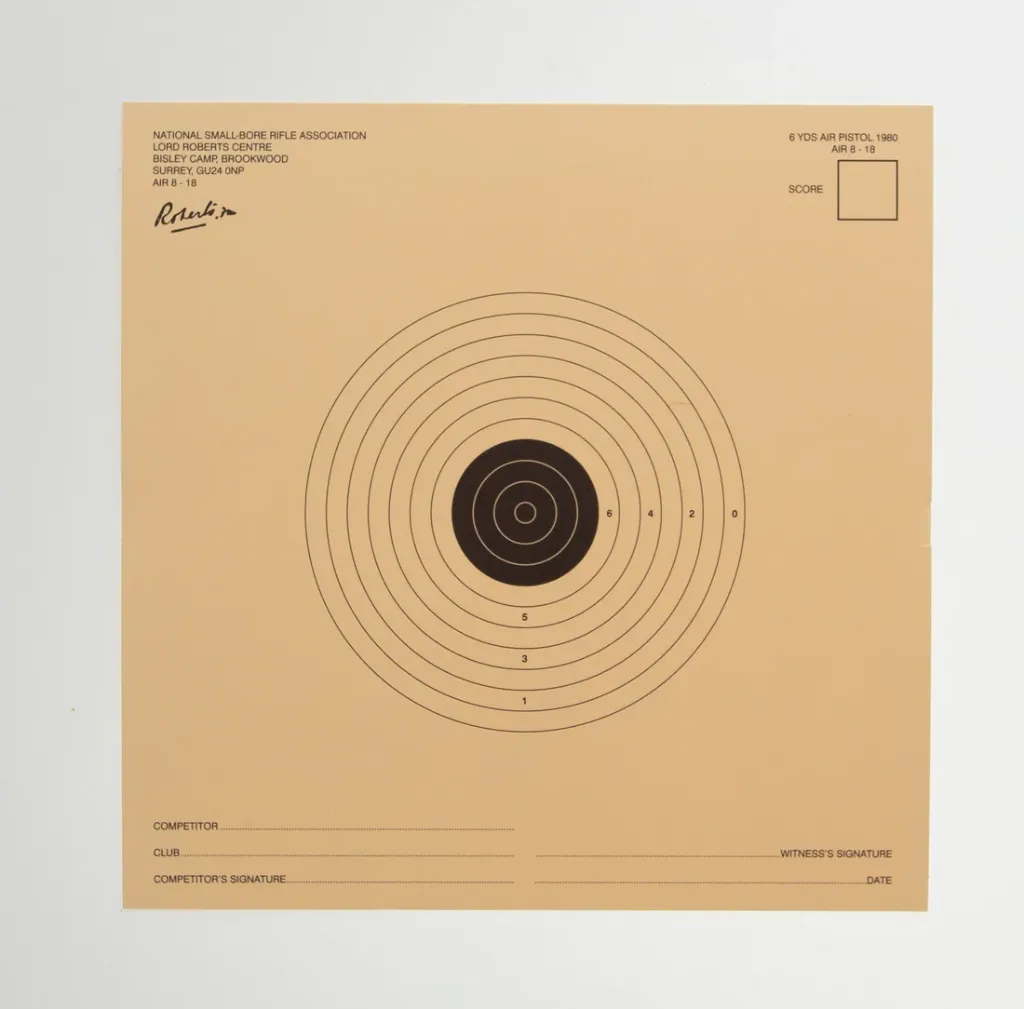NSRA Air 8-18 (6 Yard Air Pistol Target) Packs